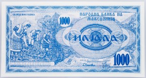 Macedonia settentrionale, 1000 Denari 1992