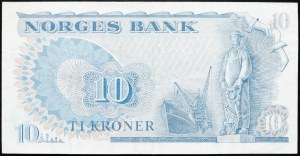 Norway, 10 Kroner 1977