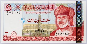 Omán, 5 riálů 2000