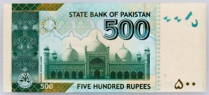Pakistan, 500 rupií 2008