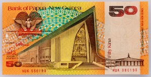Papua New Guinea, 50 Kina 1989