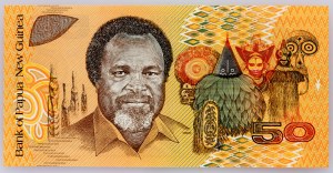 Papouasie-Nouvelle-Guinée, 50 Kina 1989