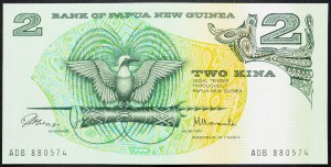 Papua-Nowa Gwinea, 2 Kina 1981-1991