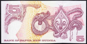 Papouasie-Nouvelle-Guinée, 5 Kina 1992