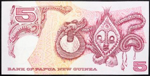 Papua New Guinea, 5 Kina 2000