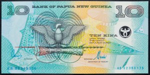 Papua Nová Guinea, 10 kina 2000-2002