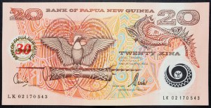 Papouasie-Nouvelle-Guinée, 20 Kina 2003