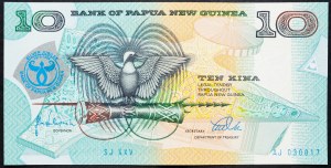 Papua Nuova Guinea, 10 Kina 2008