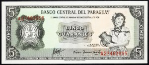 Paraguay, 5 Bürgschaften 1952