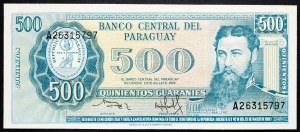Paraguay, 500 záruk 1952