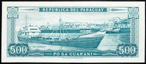 Paraguay, 500 Garanzie 1952