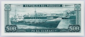 Paraguay, 500 Guaranies 1952