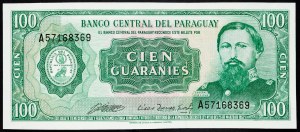 Paraguay, 100 Guaranies 1982