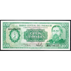 Paraguay, 100 Guaranies 1982-1994