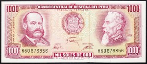Pérou, 1000 Soles de Oro 1975