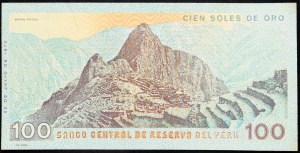Perù, 100 Soles de Oro 1976
