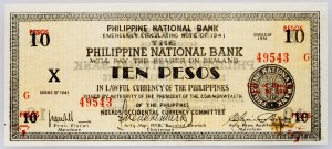 Philippinen, 10 Pesos 1941