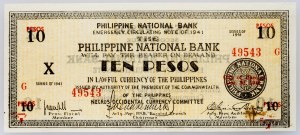 Filippine, 10 Pesos 1941