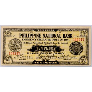 Philippinen, 10 Pesos 1941