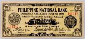 Filippine, 10 Pesos 1941