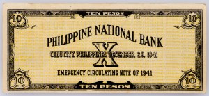 Philippinen, 10 Pesos 1941