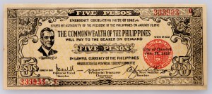 Philippinen, 5 Pesos 1942