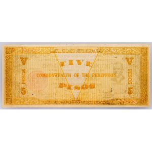 Philippines, 5 Pesos 1942