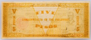 Filipíny, 5 pesos 1942