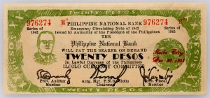 Philippines, 20 Pesos 1942