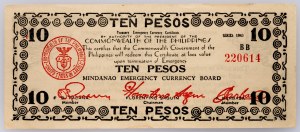 Philippines, 10 Pesos 1943