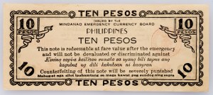 Filipiny, 10 peso 1943