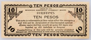 Filippine, 10 Pesos 1943