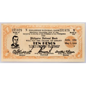Philippines, 10 Pesos 1944