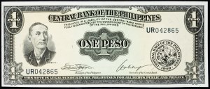 Filipiny, 1 peso 1949