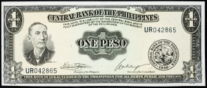 Filipíny, 1 peso 1949