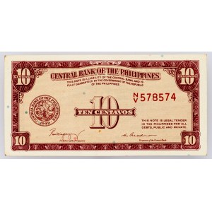 Philippines, 10 Centavos 1951