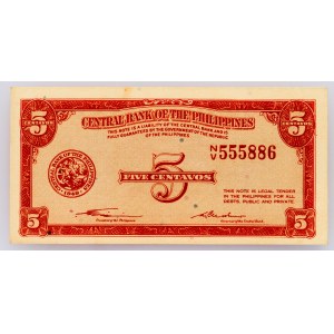 Philippinen, 5 Centavos 1951