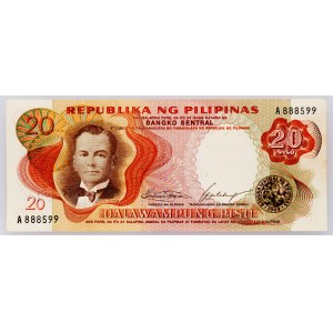 Philippines, 20 Piso 1969