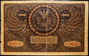 Poland, 1000 Marek 1919