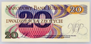 Pologne, 20 Zlotych 1982