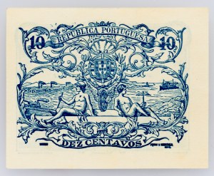 Portugalsko, 10 centavos 1917