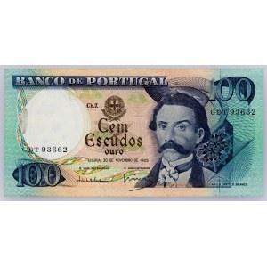 Portugal, 100 Ecsudos 1965