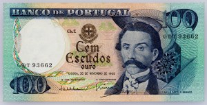 Portogallo, 100 Ecsudos 1965