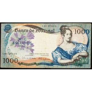 Portugal, 1000 Escudos 1967