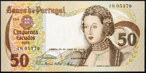 Portugalsko, 50 Escudos 1968