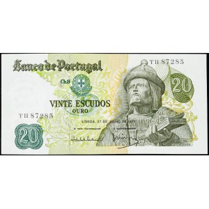 Portugal, 20 Escudos 1971