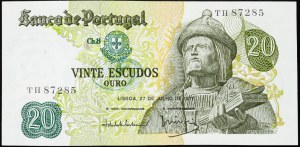 Portugalia, 20 Escudos 1971