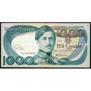 Portugal, 1000 Escudos 1980