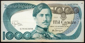 Portugalia, 1000 Escudos 1980