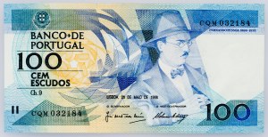 Portugalia, 100 Escudos 1988